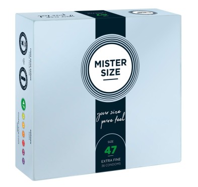 Mister Size 47mm pack of 36